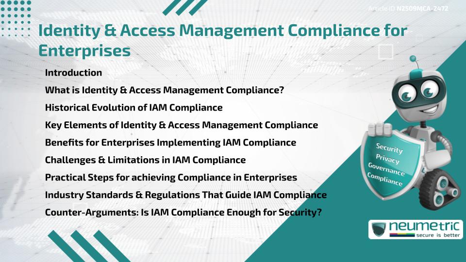 Identity & Access Management Compliance for Enterprises