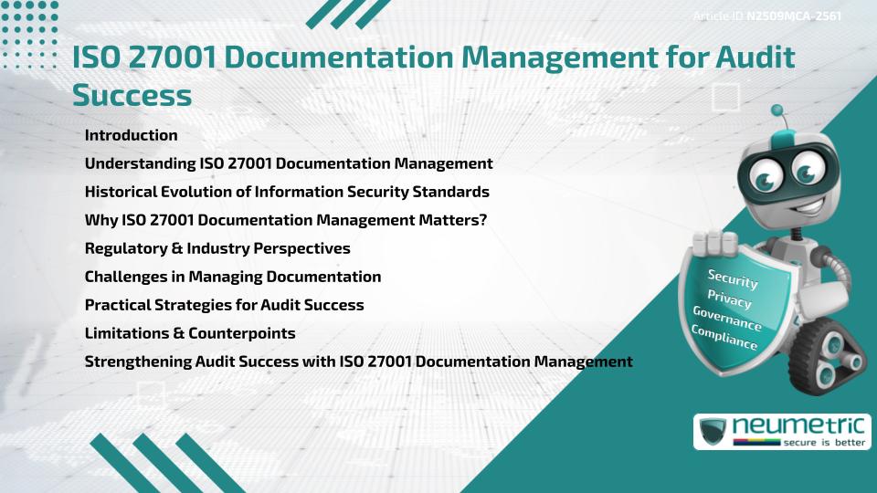 ISO 27001 Documentation Management for Audit Success