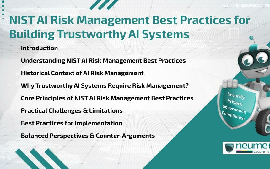 NIST AI Risk Management Best Practices for Building Trustworthy AI Systems