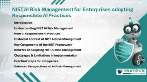 NIST AI Risk Management for Enterprises adopting Responsible AI Practices