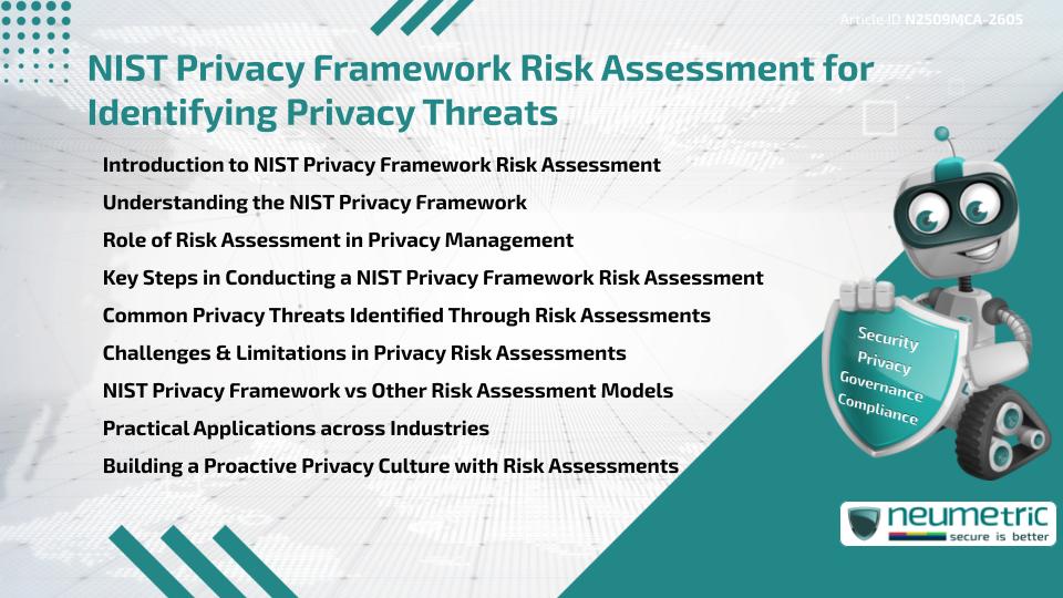 NIST Privacy Framework Risk Assessment for Identifying Privacy Threats