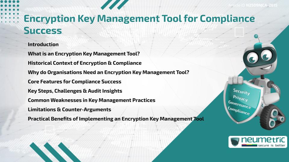 Encryption Key Management Tool for Compliance Success