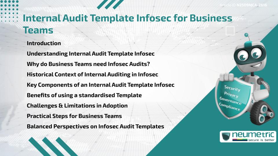 Internal Audit Template Infosec for Business Teams