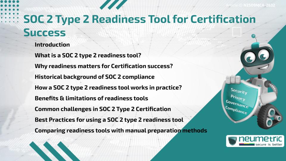 SOC 2 Type 2 Readiness Tool for Certification Success