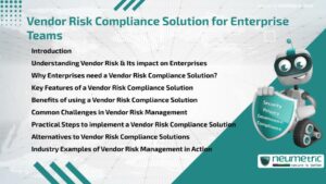 Vendor Risk Compliance Solution for Enterprise Teams