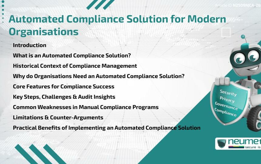 Automated Compliance Solution for Modern Organisations