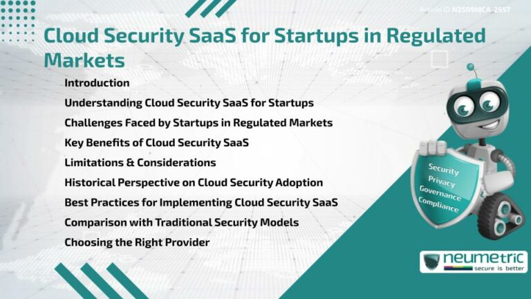 Cloud Security SaaS for Startups in Regulated Markets