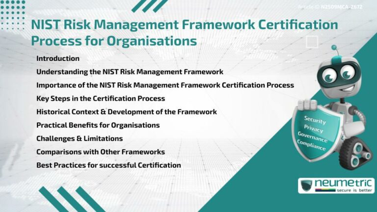 NIST Risk Management Framework Certification Process for Organisations