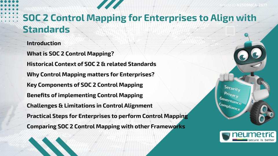 SOC 2 Control Mapping for Enterprises to Align with Standards