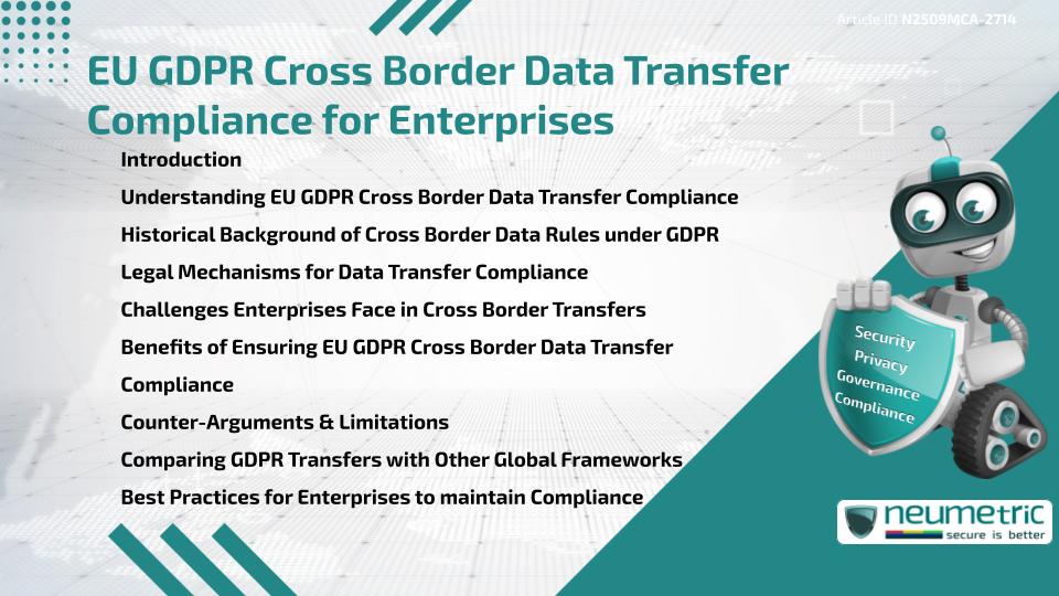 EU GDPR Cross Border Data Transfer Compliance for Enterprises