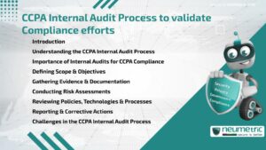 Journal (General Articles) | Neumetric CCPA Internal Audit Process to validate Compliance efforts