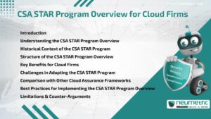 Journal (General Articles) | Neumetric CSA STAR Program Overview for Cloud Firms