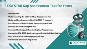 CSA STAR Gap Assessment Tool for Firms
