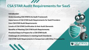 Journal (General Articles) | Neumetric CSA STAR Audit Requirements for SaaS