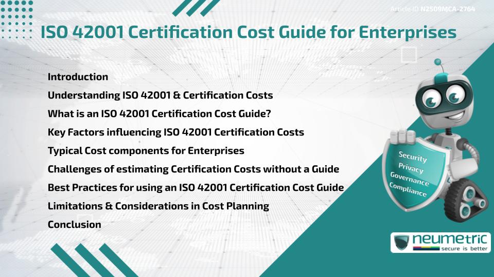 ISO 42001 Certification Cost Guide for Enterprises