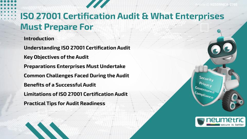 ISO 27001 Certification Audit & What Enterprises Must Prepare For