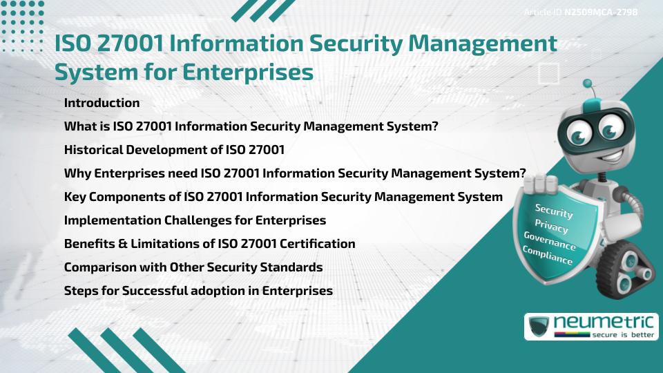 ISO 27001 Information Security Management System for Enterprises