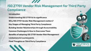 ISO 27701 Vendor Risk Management for Third Party Compliance