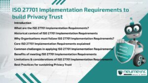Journal (General Articles) | Neumetric ISO 27701 Implementation Requirements to build Privacy Trust