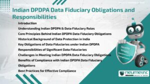 Indian DPDPA Data Fiduciary Obligations and Responsibilities