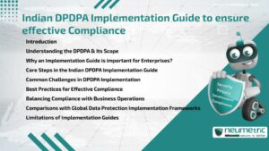 Indian DPDPA Implementation Guide to ensure effective Compliance