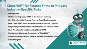 Journal (General Articles) | Neumetric Cloud VAPT for Finance Firms to Mitigate Industry-Specific Risks