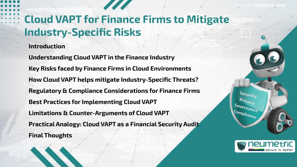 Cloud VAPT for Finance Firms to Mitigate Industry-Specific Risks