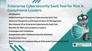 Enterprise Cybersecurity SaaS Tool for Risk and Compliance Leaders