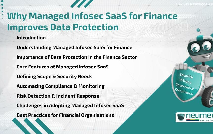 Why Managed InfoSec SaaS for Finance Improves Data Protection