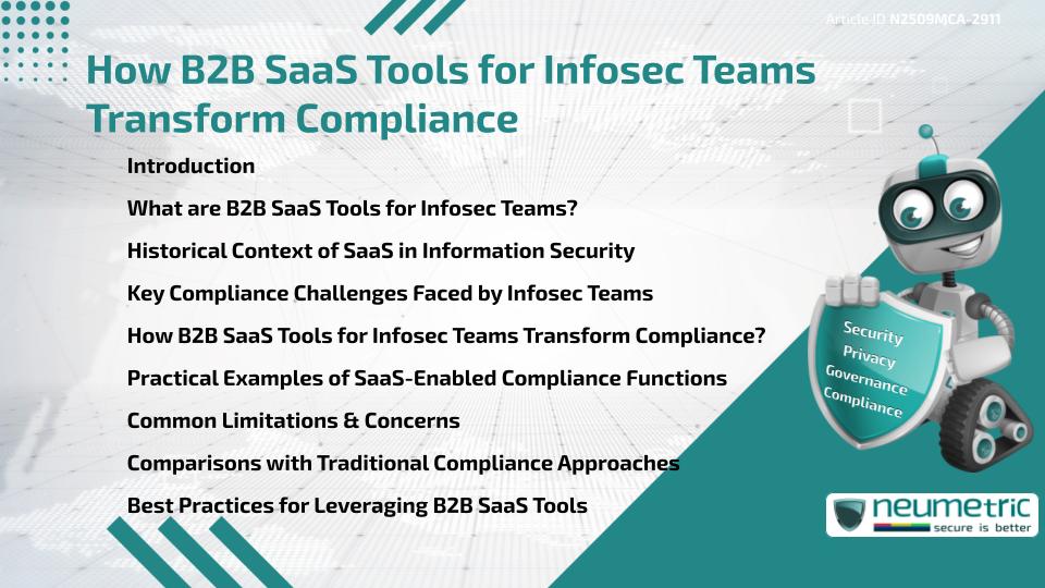 How B2B SaaS Tools for InfoSec Teams Transform Compliance