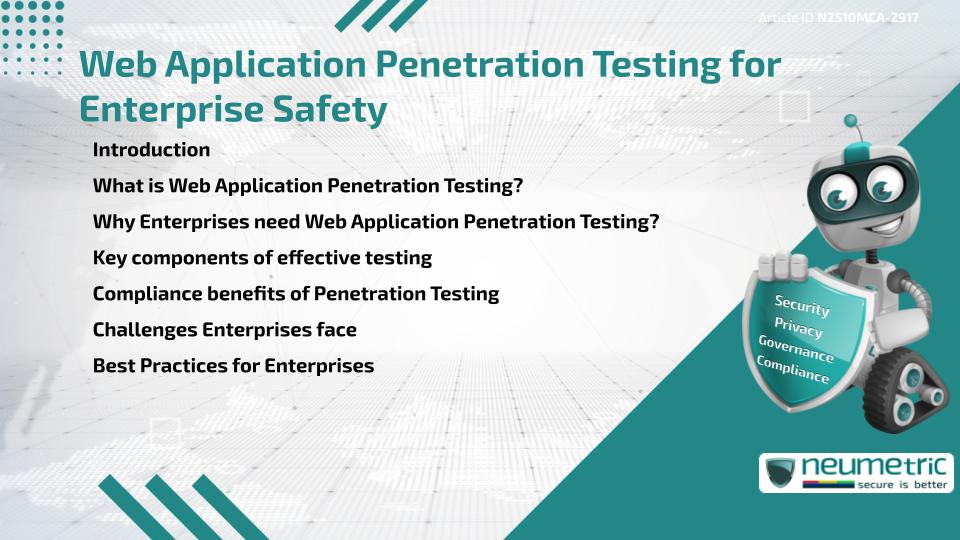 Web Application Penetration Testing for Enterprise Safety