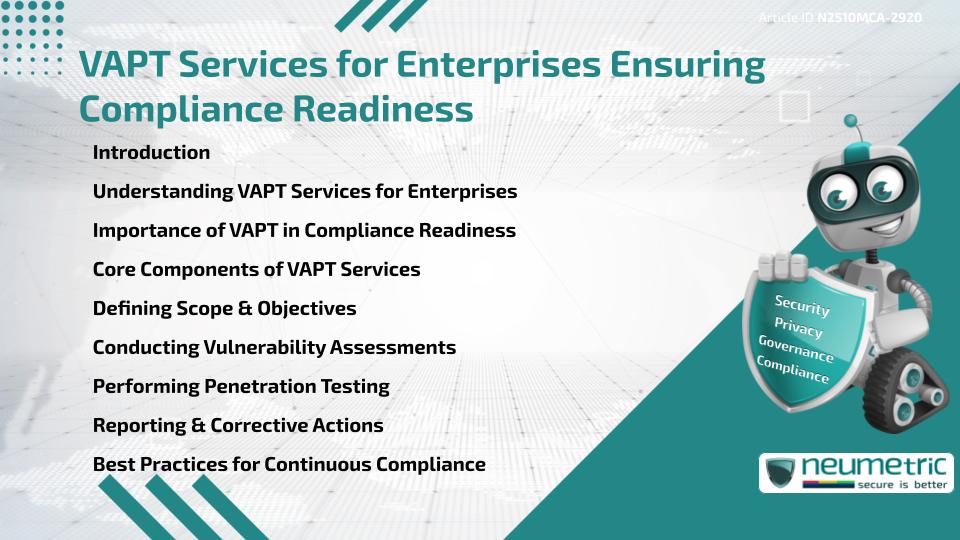 VAPT Services for Enterprises Ensuring Compliance Readiness