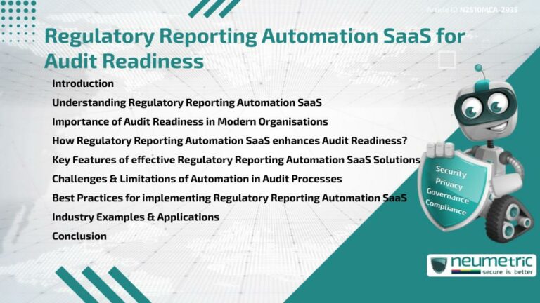 Regulatory Reporting Automation SaaS for Audit Readiness