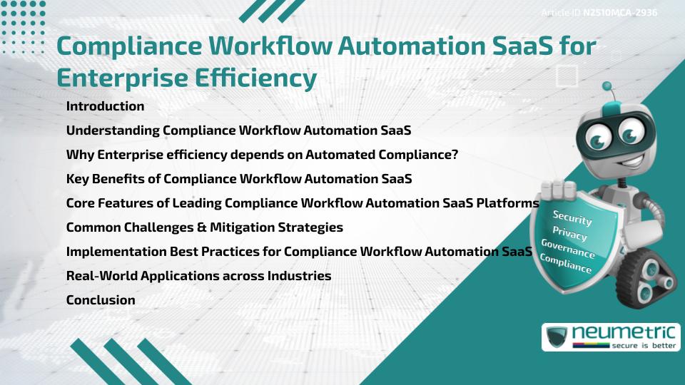 Compliance Workflow Automation SaaS for Enterprise Efficiency