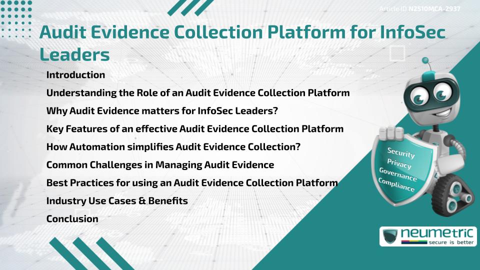 Audit Evidence Collection Platform for InfoSec Leaders