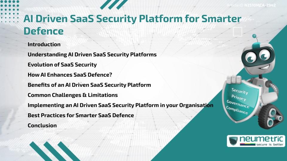 AI Driven SaaS Security Platform for Smarter Defence