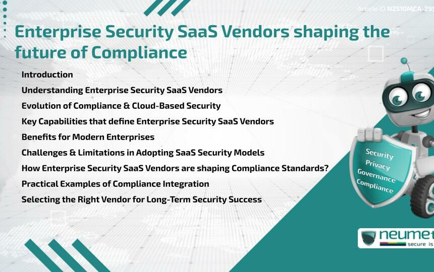 Enterprise Security SaaS Vendors shaping the future of Compliance
