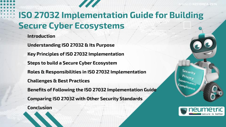 ISO 27032 Implementation Guide for Building Secure Cyber Ecosystems
