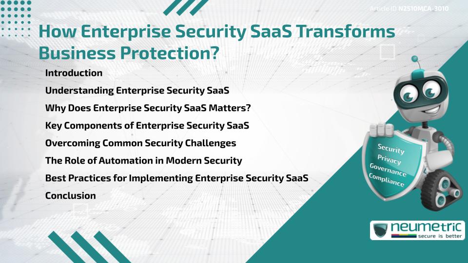 How Enterprise Security SaaS Transforms Business Protection