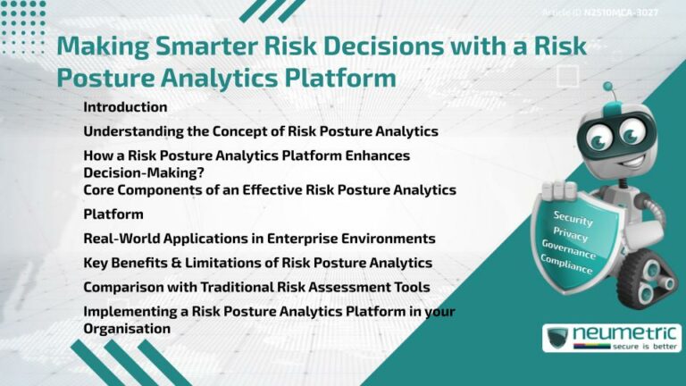 Making Smarter Risk Decisions with a Risk Posture Analytics Platform