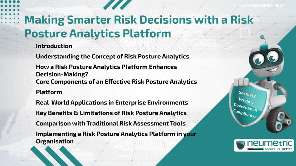 Making Smarter Risk Decisions with a Risk Posture Analytics Platform