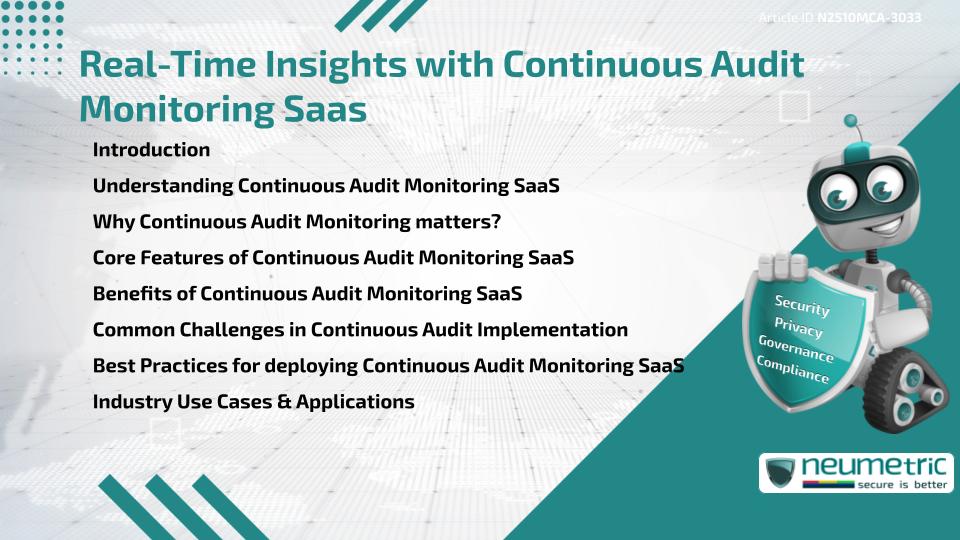 Real-Time Insights with Continuous Audit Monitoring SaaS