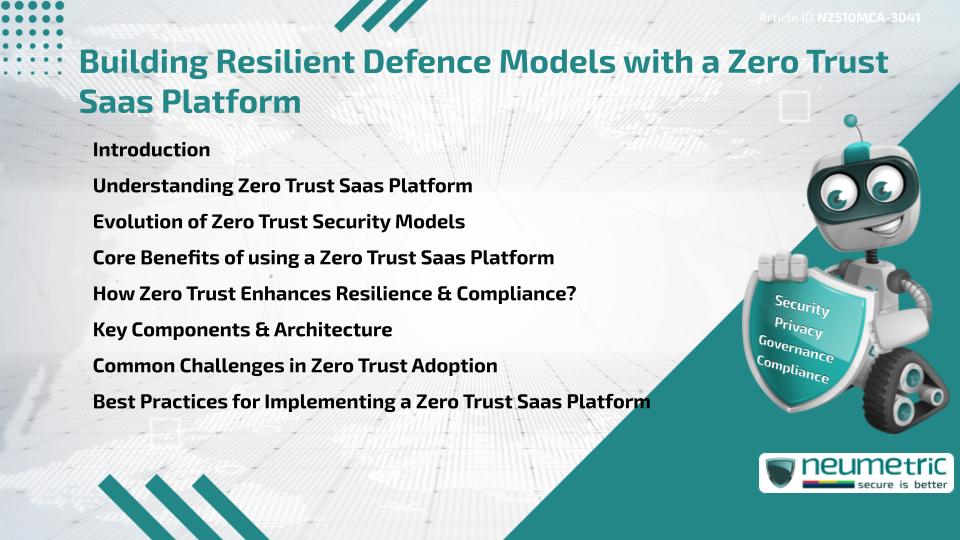 Building Resilient Defence Models with a Zero Trust Saas Platform