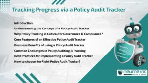 Tracking Progress via a Policy Audit Tracker