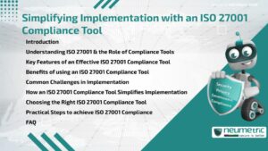 Journal (General Articles) | Neumetric Simplifying Implementation with an ISO 27001 Compliance Tool