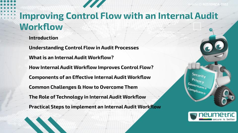 Improving Control Flow with an Internal Audit Workflow