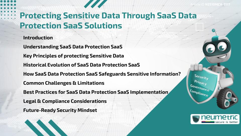 Protecting Sensitive Data Through SaaS Data Protection SaaS Solutions