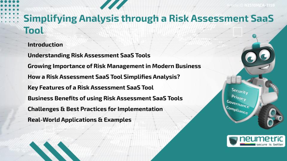 Simplifying Analysis through a Risk Assessment SaaS Tool