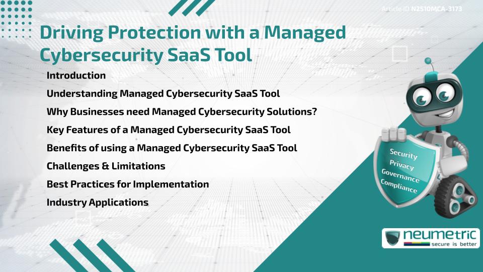 Driving Protection with a Managed Cybersecurity SaaS Tool