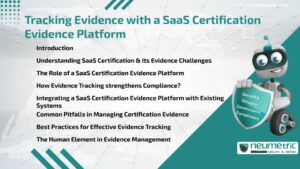 Tracking Evidence with a SaaS Certification Evidence Platform